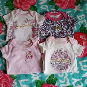 4 juicy couture onsies